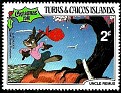Turks and Caicos Isls 1981 Walt Disney 2 ¢ Multicolor Scott 499